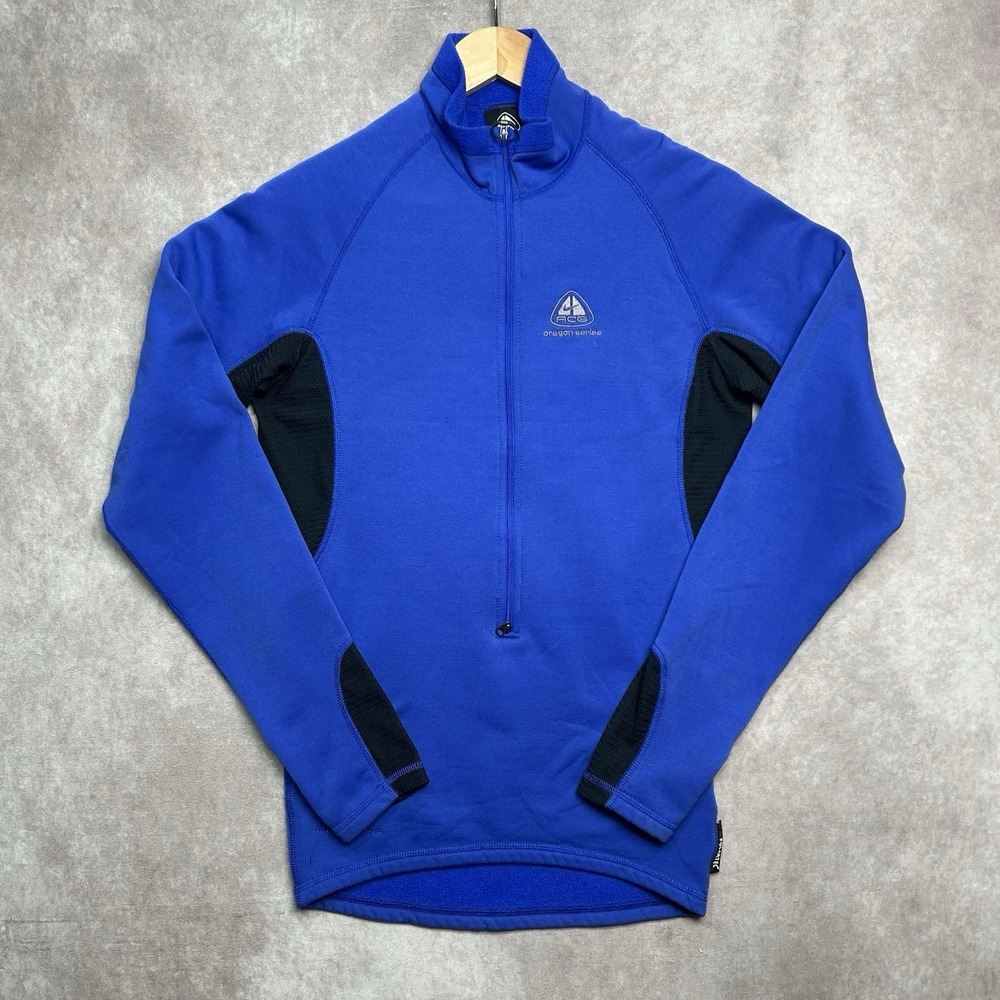 Vintage Nike ACG Sweater Small Oregon Series Therma Fit Pullover Polartec Fleece